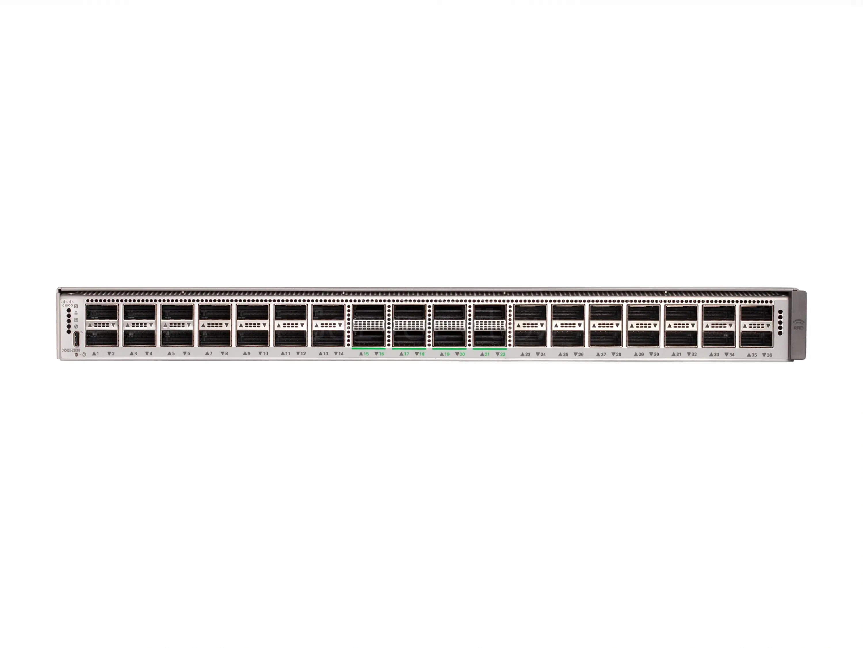 Коммутатор Cisco Catalyst C9500X-28C8D (28x QSFP28 100 Гбит/с, 8x QSFP-DD 400 Гбит/с) - PE