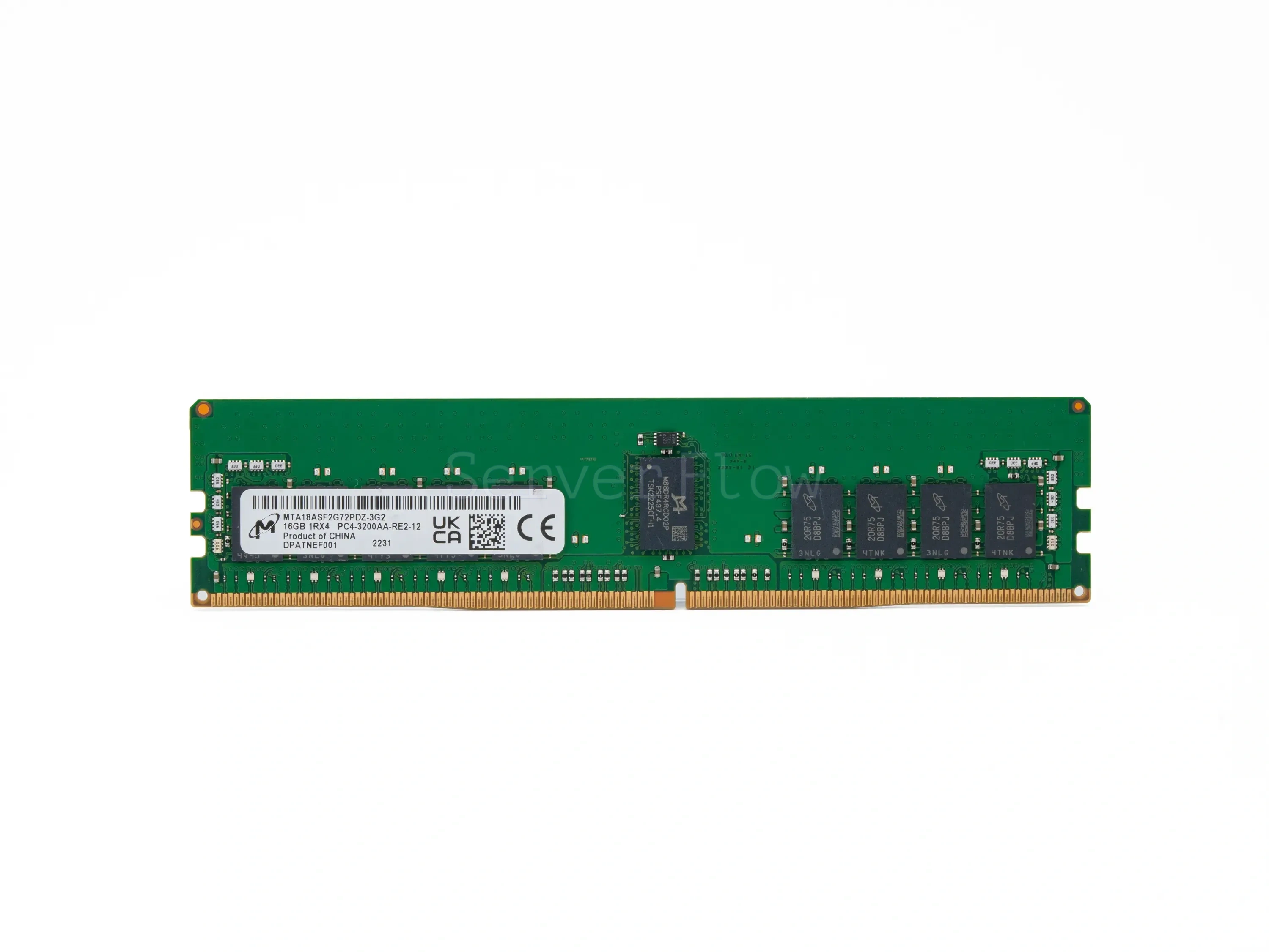Оперативная память 16GB DDR4 ECC REG Micron 3200Mhz 1Rx4 [MTA18ASF2G72PZ-3G2]
