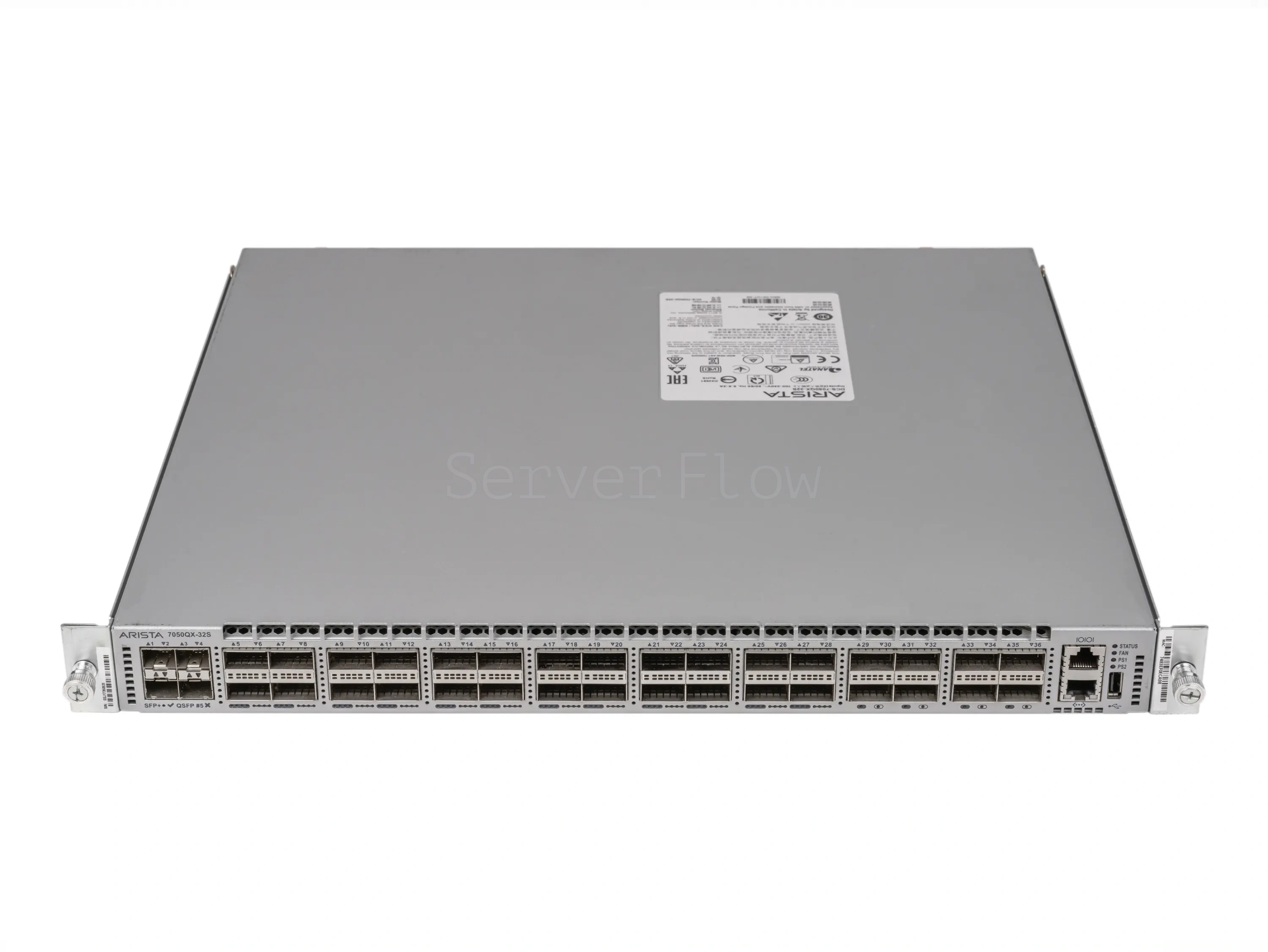 Коммутатор Arista DCS-7050QX-32S-F (32x QSFP+ 40 Гбит/с, 4х SFP+ 1/10 Гбит/с)