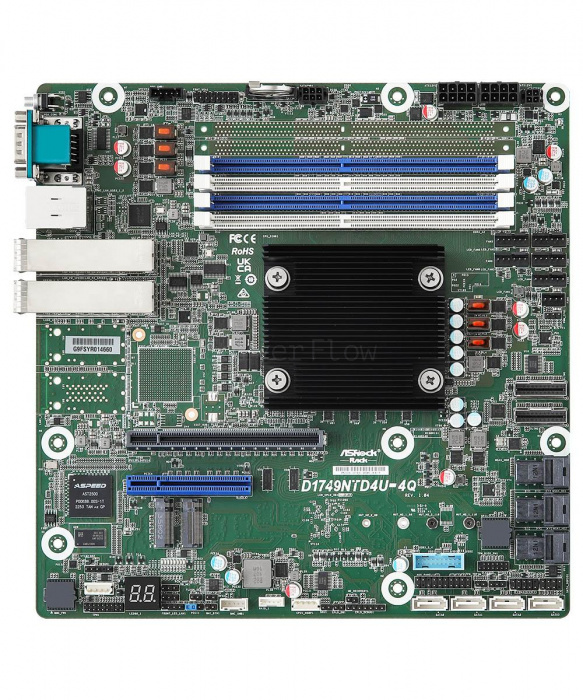 Материнская плата ASRock Rack D1848TERD4U-4Q (Micro-ATX, FCBGA2227, 4 DIMM)