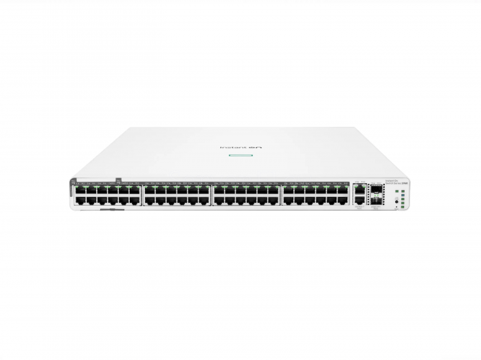 Коммутатор HPE Networking Instant On 1960 PoE 600W (50x RJ-45 1 Гбит/с, 2x SFP+ 10 Гбит/с) [JL809A]
