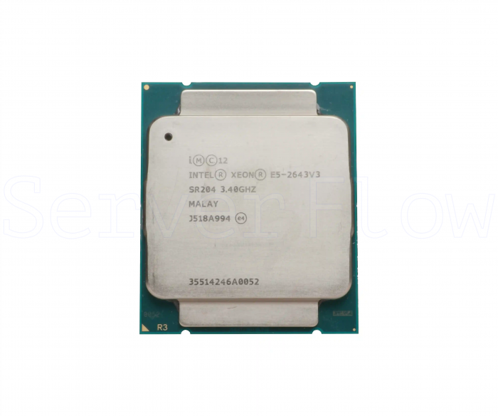 Процессор Intel Xeon E5 2643v3 (6c/12t, 3.4GHz-3.7GHz, 135W)