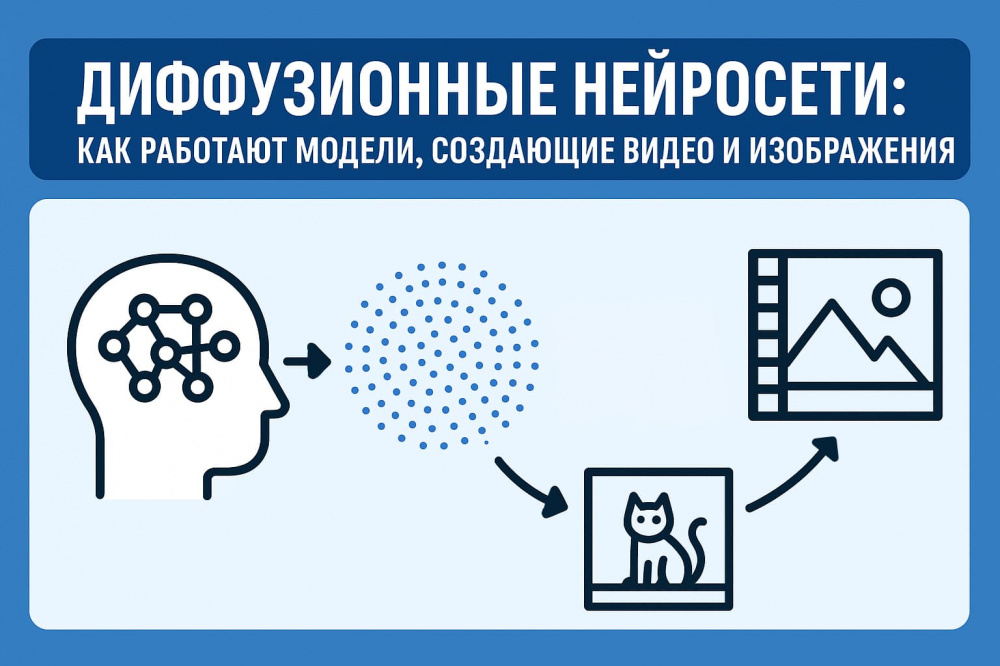 Диффузионные нейросети: как работают модели, создающие видео и изображения