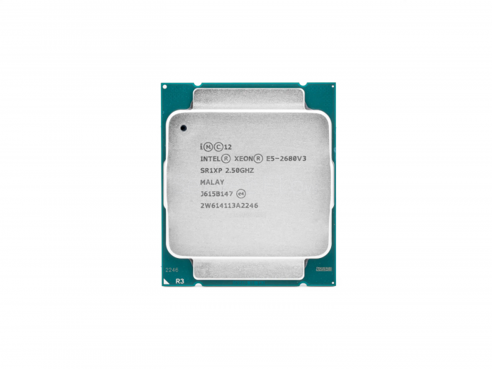 Процессор Intel Xeon E5 2680v3 (12c/24t, 2.3GHz-3.5GHz, 120W)