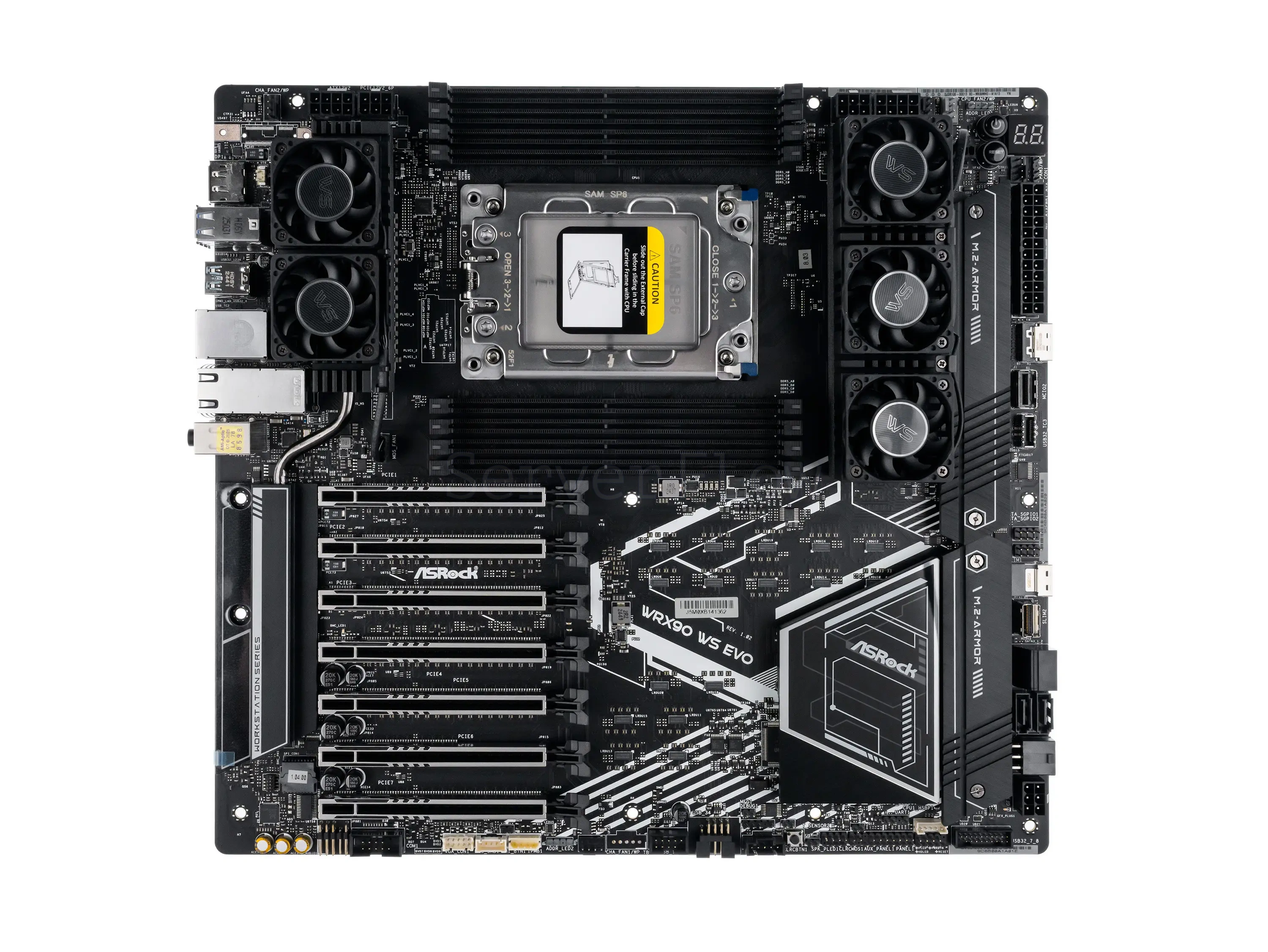 Материнская плата ASRock WRX90 WS EVO (EEB, sTR5, 8 DIMM)