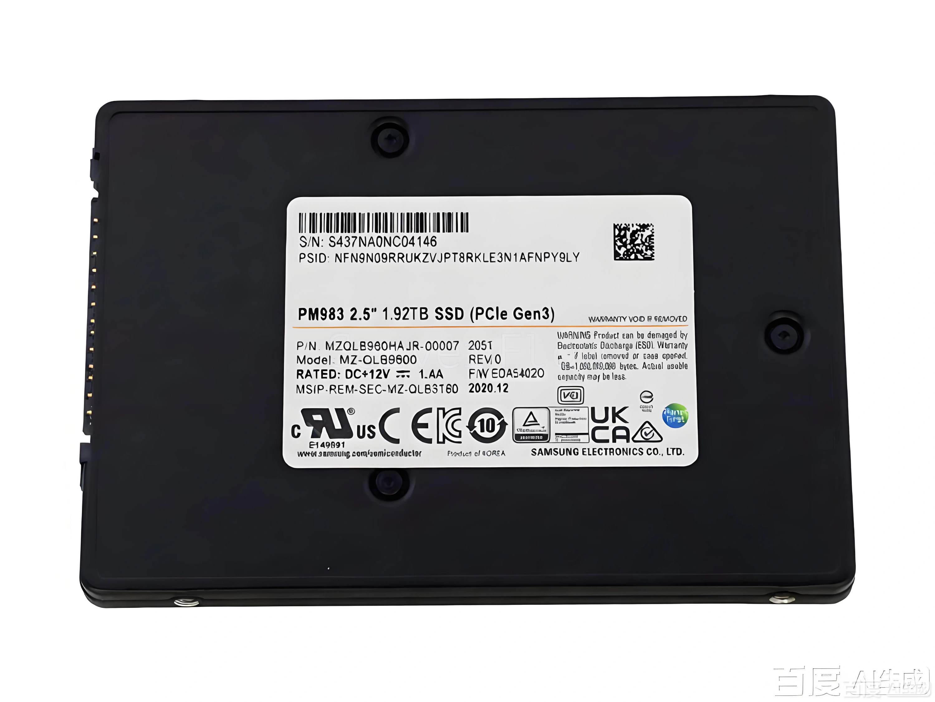 SSD-накопитель Samsung PM983 1.92TB 2.5" U.2 6Gb/s [MZ1L21T9HCIR-00A07]