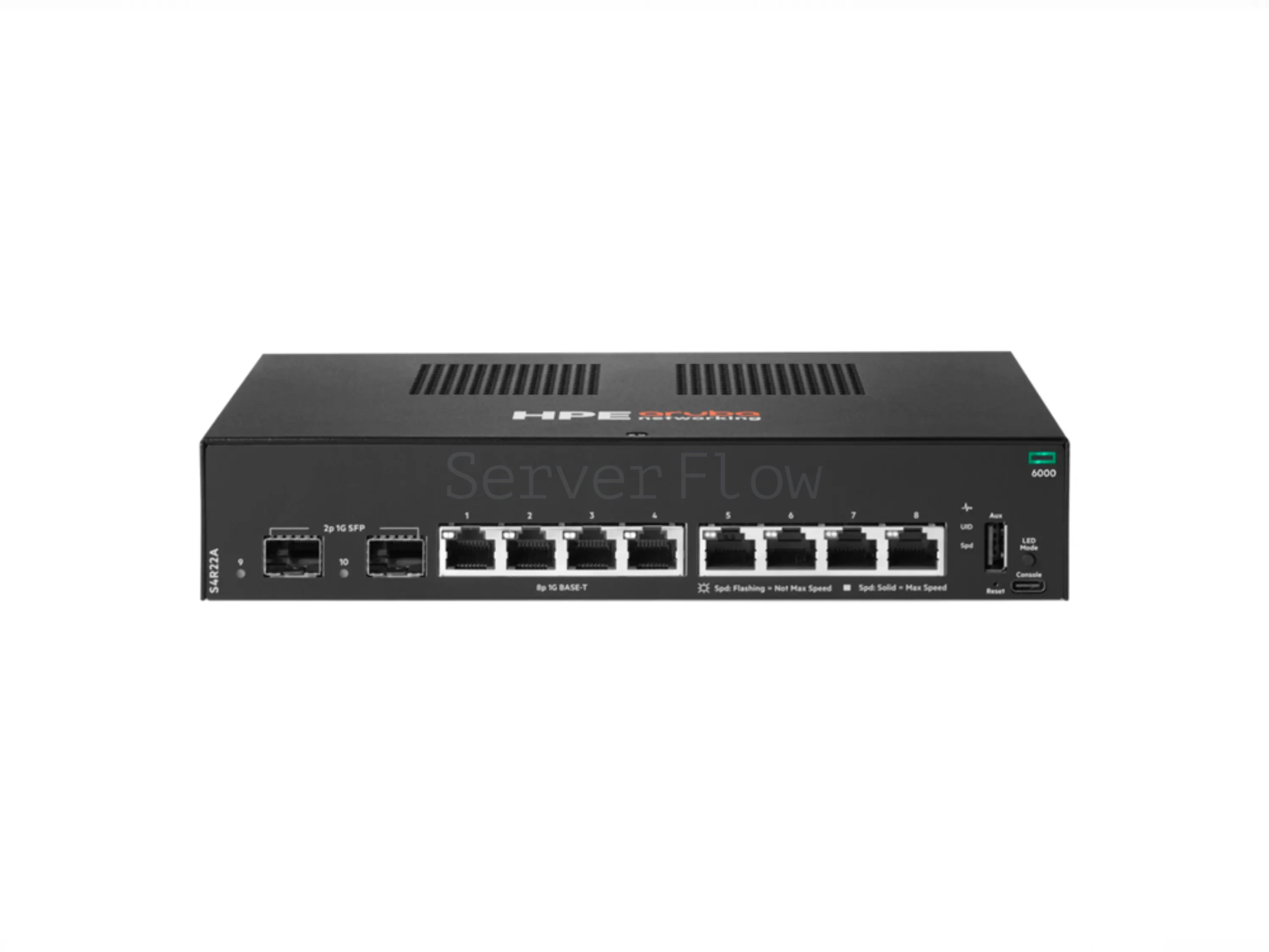 Коммутатор HPE Aruba CX 6000 8G 2SFP (8x RJ-45 1 Гбит/с, 2x SFP 1 Гбит/с) [S4R22A]