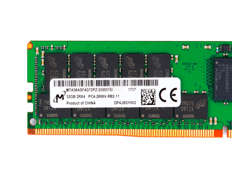 Серверная RAM Micron 32GB DDR4 ECC REG 2666Mhz 2Rx4 (HPE Сертификат)