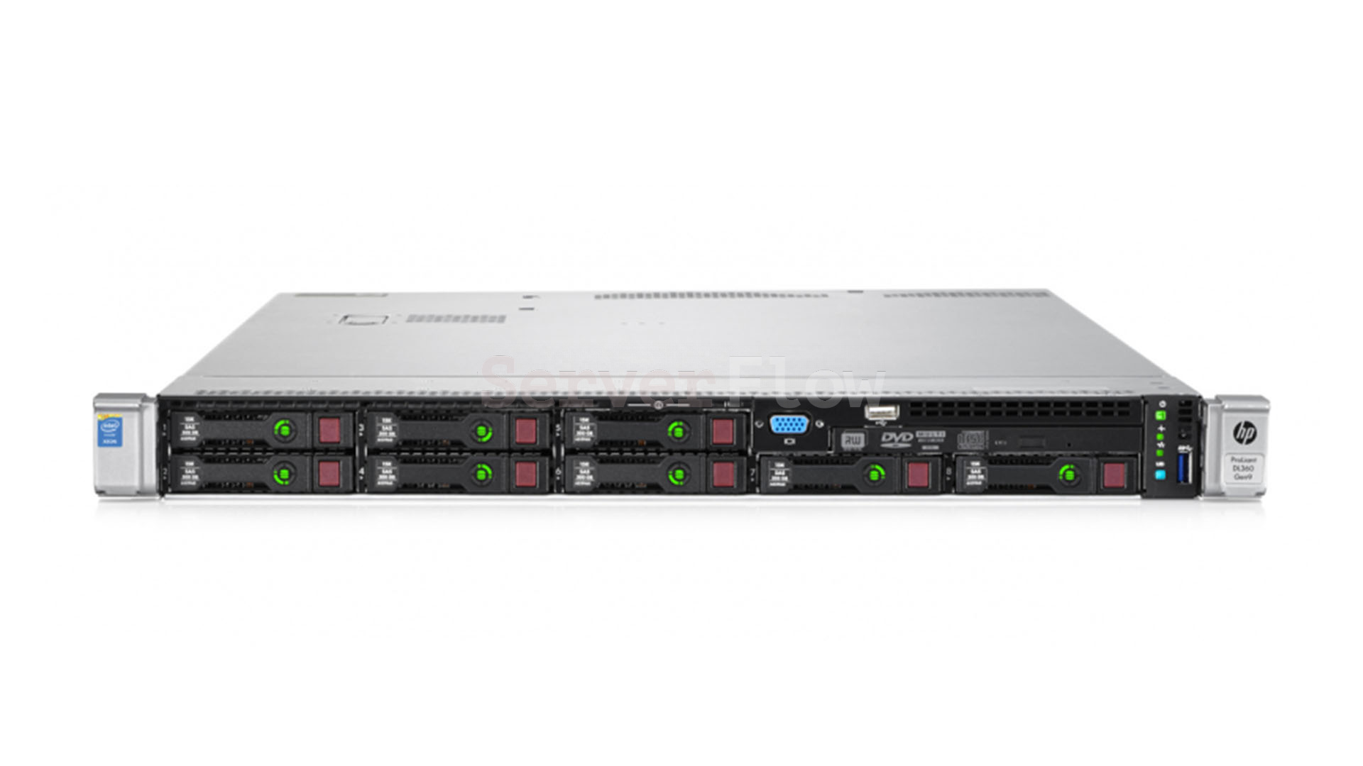 HP DL360G9 8SFF(2x LGA2011-3, 24DIMM, SAS/SATA, 2x500w, 1U)