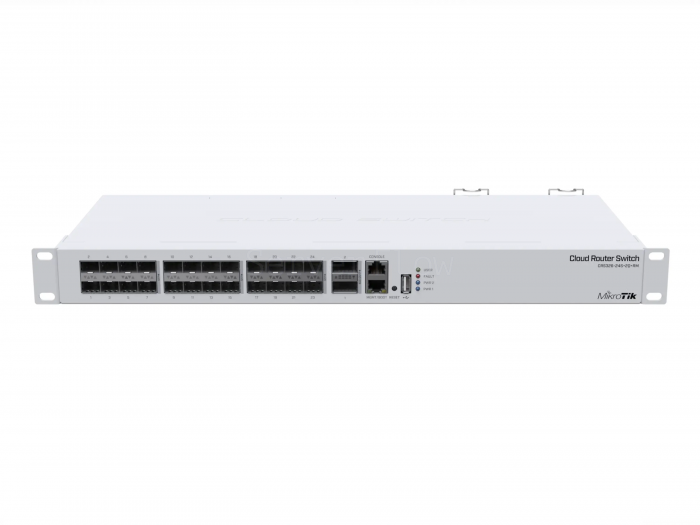Коммутатор MikroTik CRS326-24S+2Q+RM (24x SFP+ 10 Гбит/с, 2x QSFP+ 40 Гбит/с)