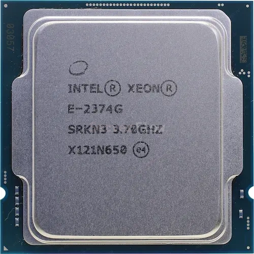 Процессор Intel Xeon E-2374G (4c/8t, 3.7GHz-5GHz, 80W)