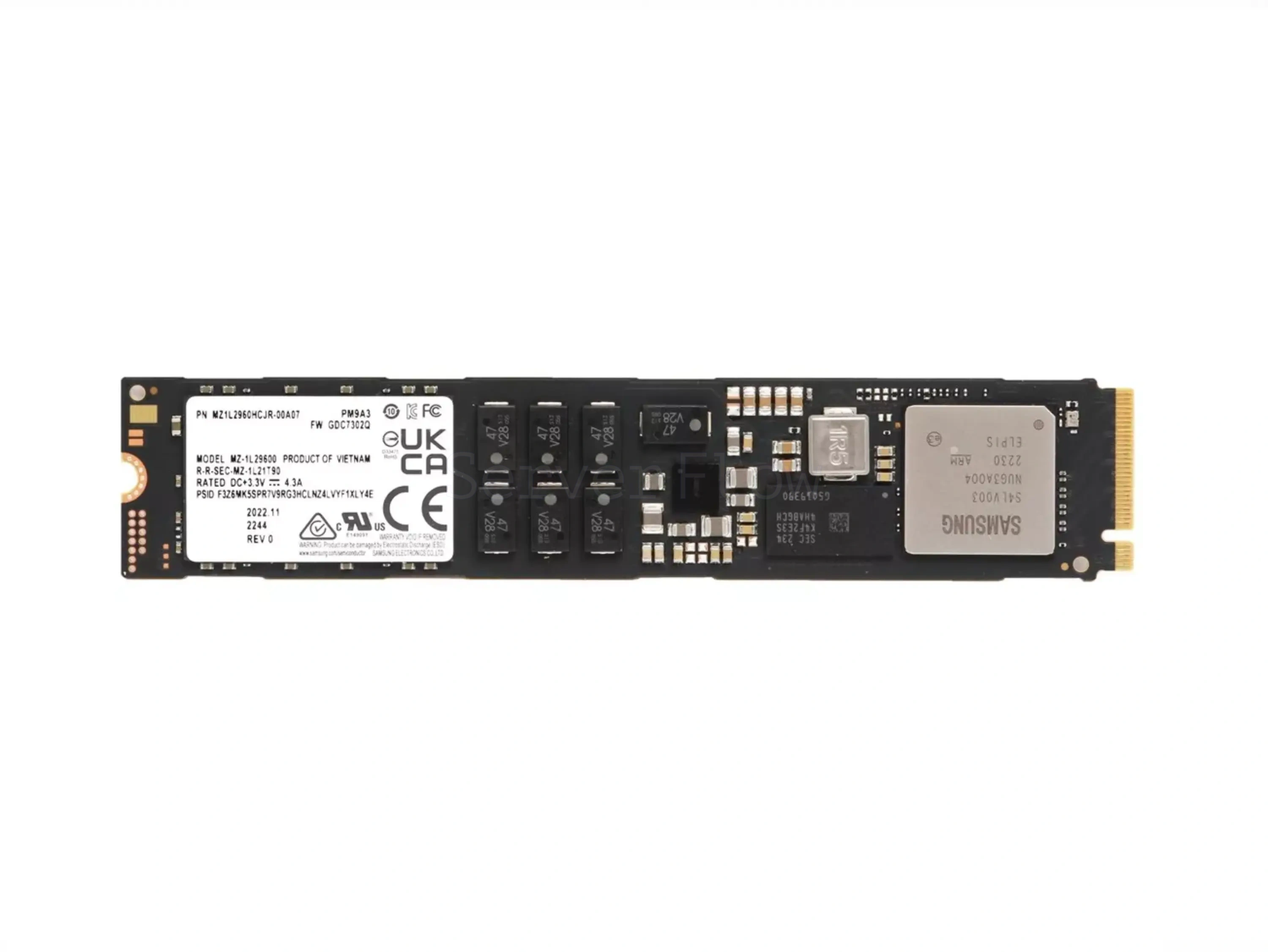 SSD-накопитель Samsung PM9A3 960GB M2 [MZ1L2960HCJR-00A07]