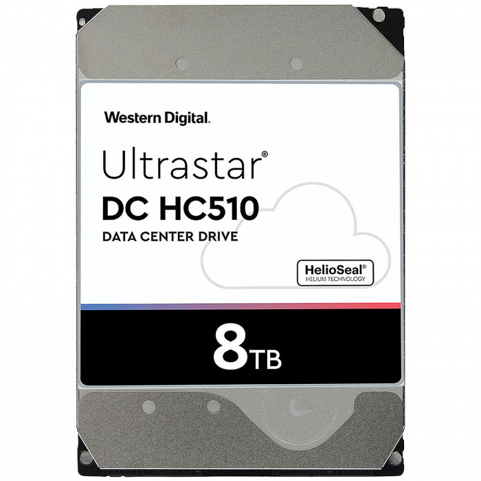 Жесткий диск 8TB HDD 3.5" SATA 6GB/S WD HC510 (HUH721008ALN600)
