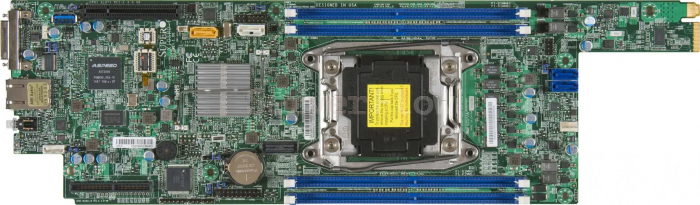 Материнская плата Supermicro X10SRD-F (Proprietary, 1х E5-1600 v3/v4, E5-2600 v3/v4, 8DIMM, 0x PCI-E x16, 2x 1GBe RJ45, 2x SATA3, IPMI 2.0, C612)
