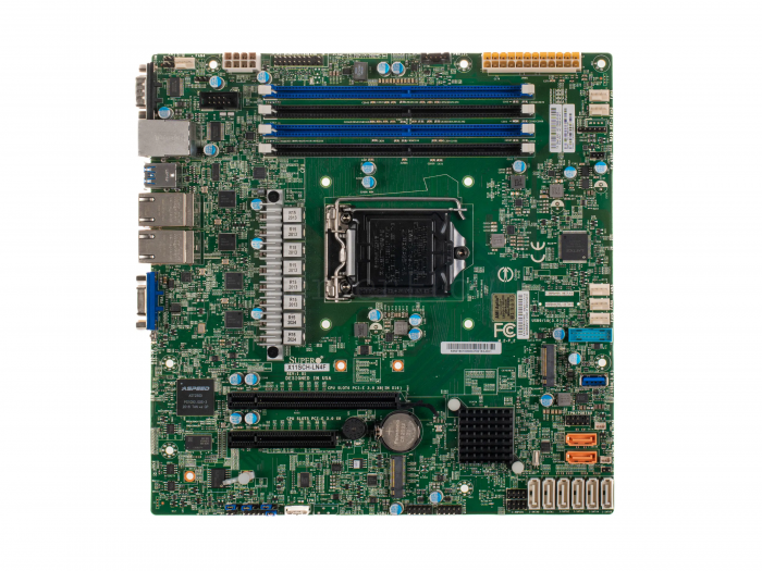 Материнская плата Supermicro X11SCH-LN4F (Micro-ATX, LGA1151, 4 DIMM) [MBD-X11SCH-LN4F]