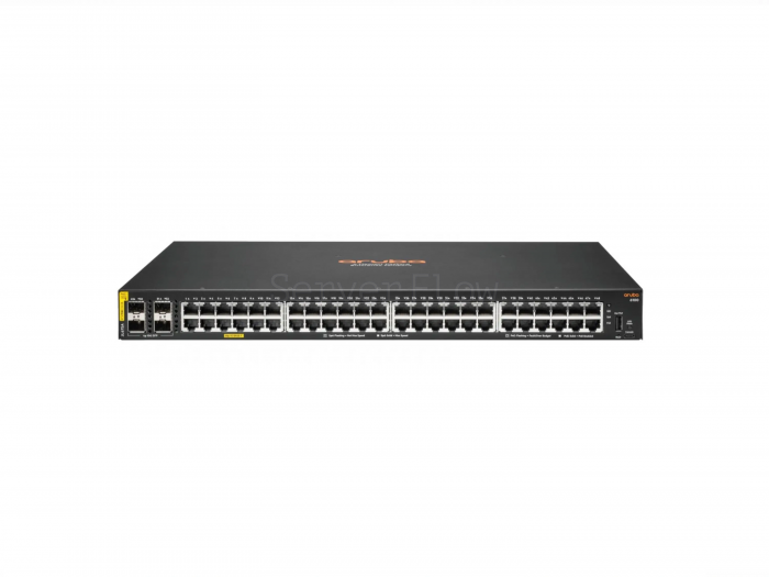 Коммутатор HPE Aruba CX 6100 48G Class4 PoE 4SFP+ 370W (48x RJ-45 1 Гбит/с, 4x SFP+ 10 Гбит/с) [JL675A]