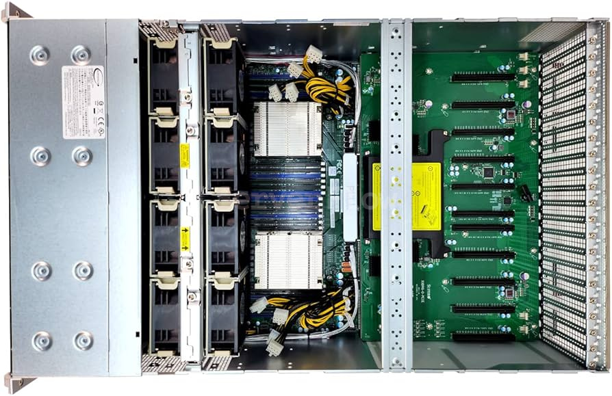 Supermicro SuperServer 4028GR-TR 4U 24SFF (Up to 8 GPU, SAS/SATA 12GBe, 4x 2000W, 24DIMM, 2CPU, 8х PCI-E 3.0 x16)