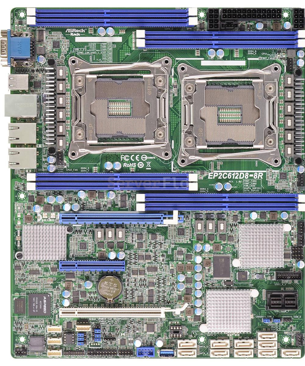 Материнская плата ASRock EP2C612D8-8R