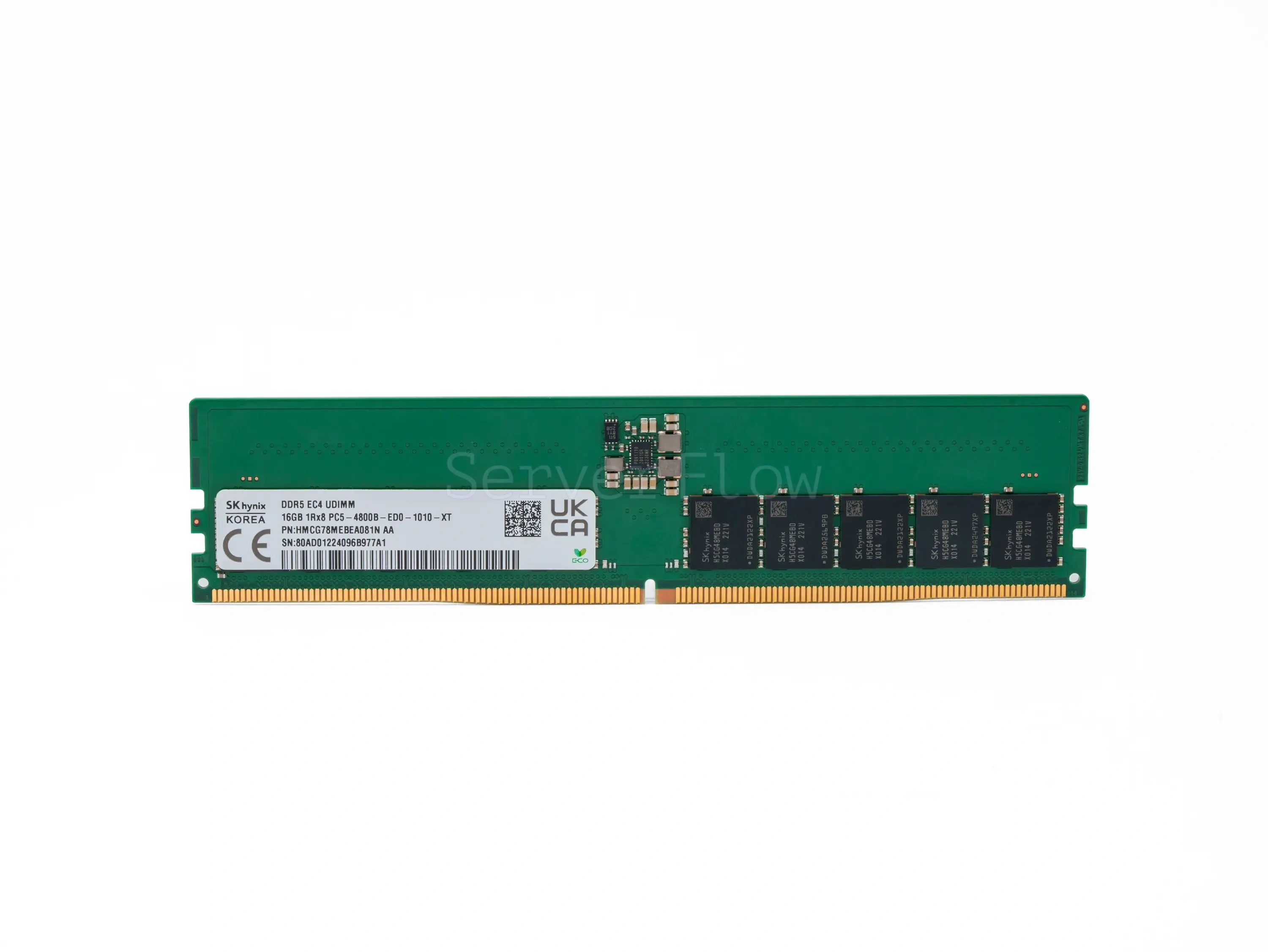 Оперативная память 16GB DDR5 ECC UDIMM SK Hynix 4800Mhz 1Rx8 [HMCG78MEBEA]