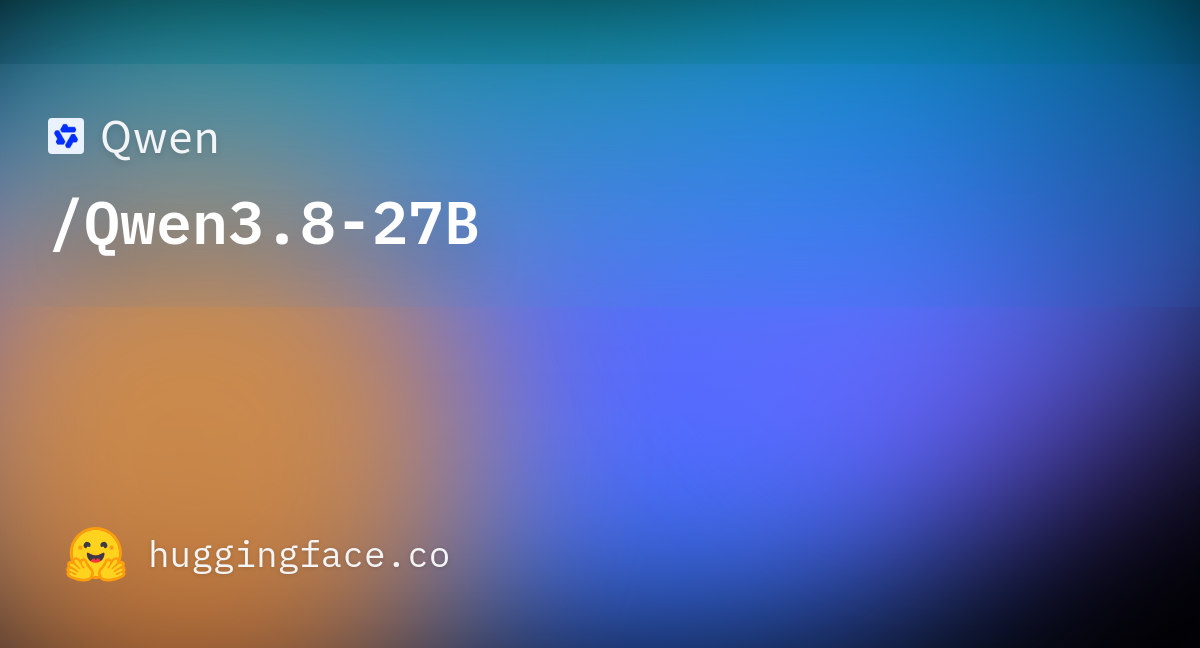 Alibaba представила Qwen3.8-27B — плотная мультимодальная модель с 27B параметров и контекстом до 1 миллионов токенов