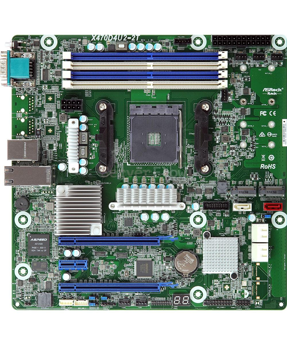 Материнская плата ASRock X470D4U2-2T