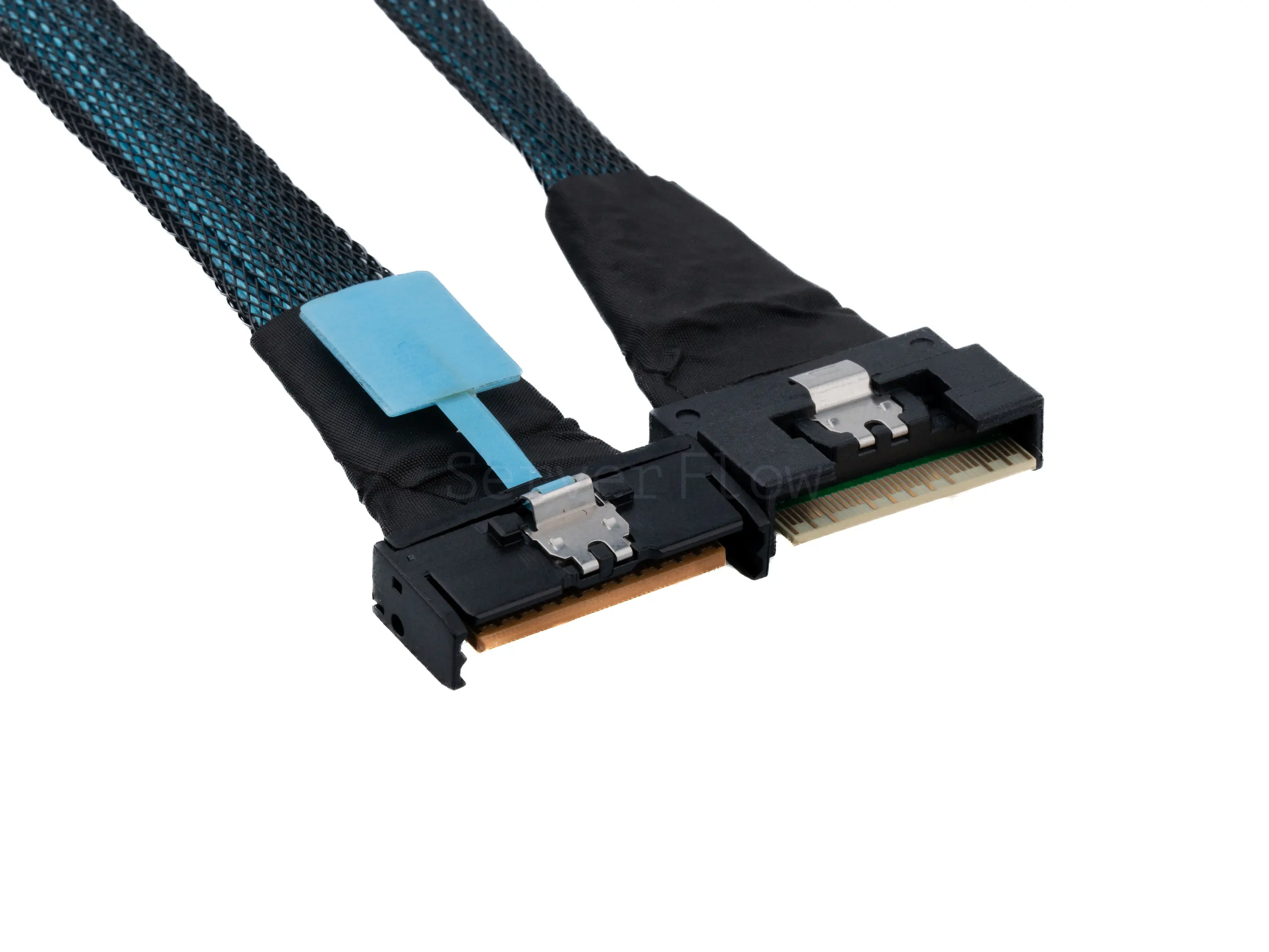 Кабель MCIO x8 74P (SFF-TA-1016) - Slimline SAS SFF8654-8i 1м