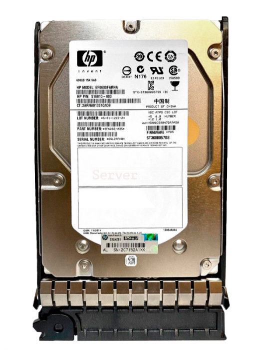 Жесткий диск 600GB HDD 3.5" SAS 12Gb/s HP AP872A (583718-001)