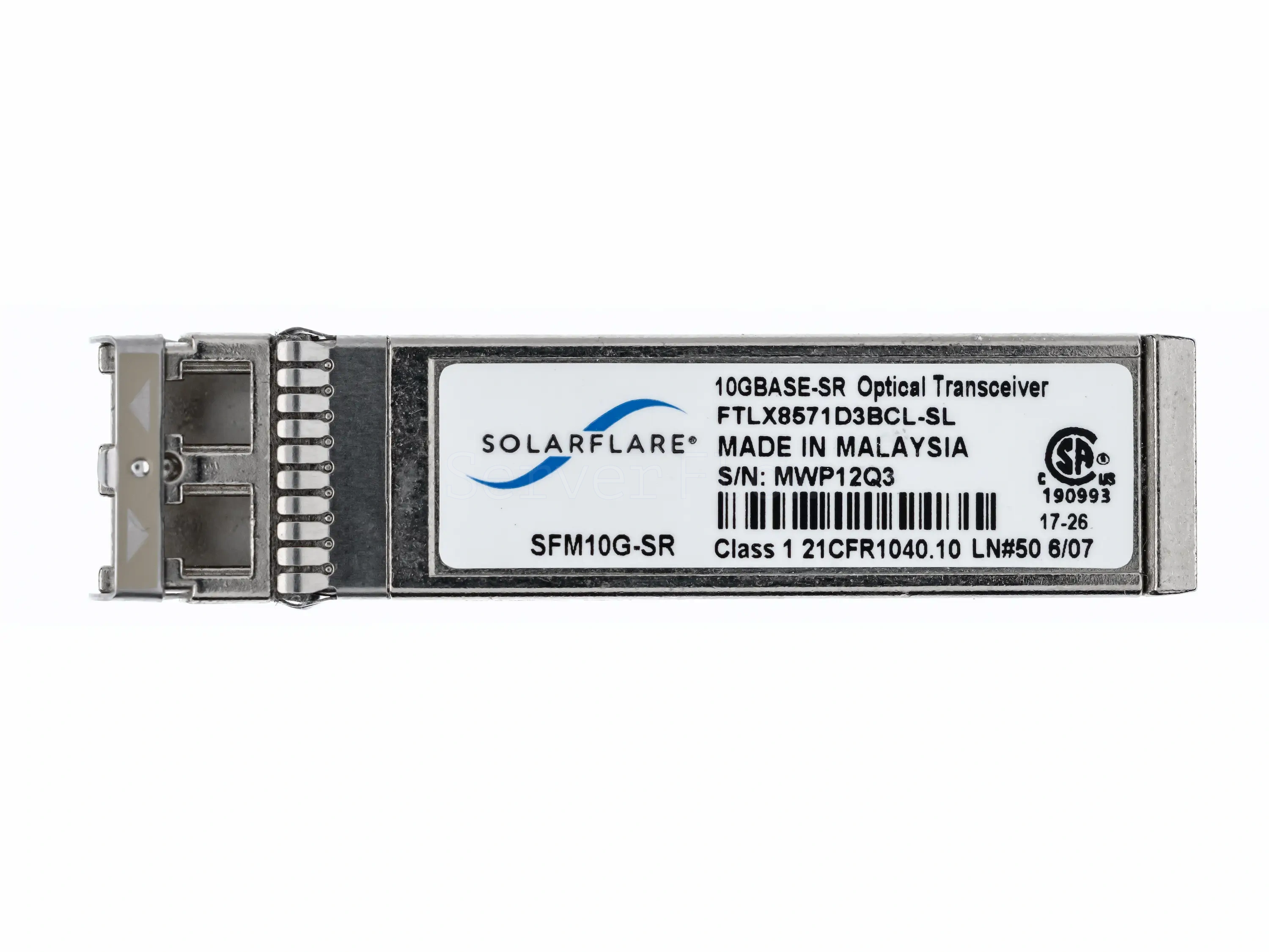 Трансивер Solarflare FTLX8571D3BCL-SL (10GBase-SR, 850-nm, 400m) [SFM10G-SR]