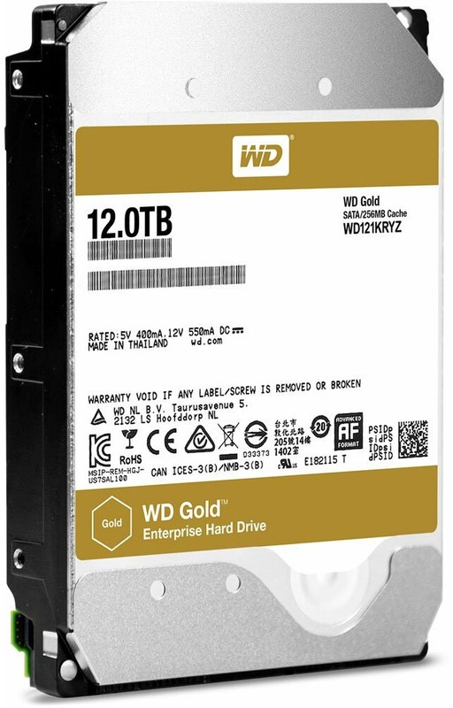 HDD-накопитель Western Digital Gold Enterprise 12TB