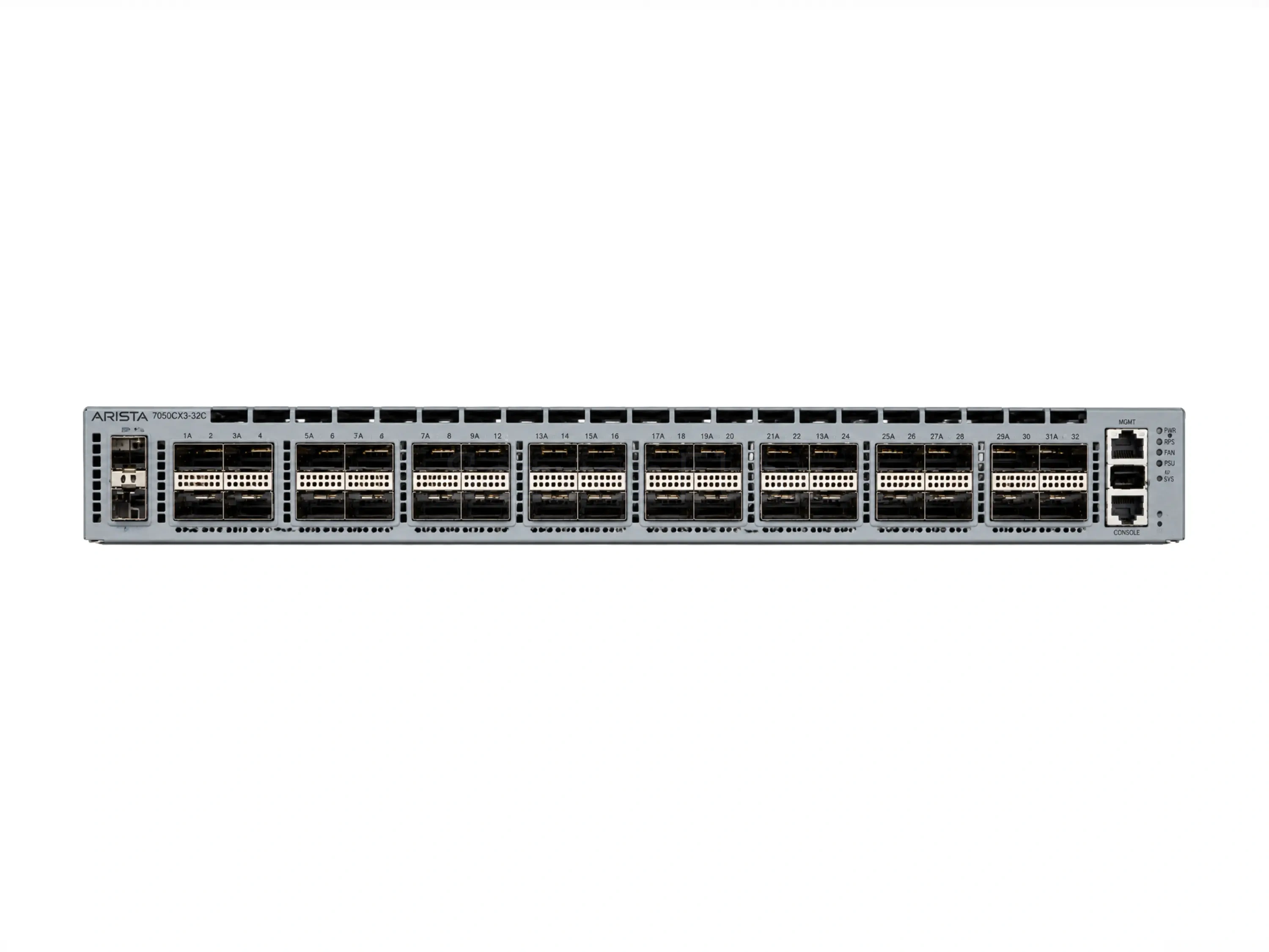 Коммутатор Arista DCS-7050CX3-32C-F (32x QSFP28 100 Гбит/с, 2x SFP+ 10 Гбит/с)