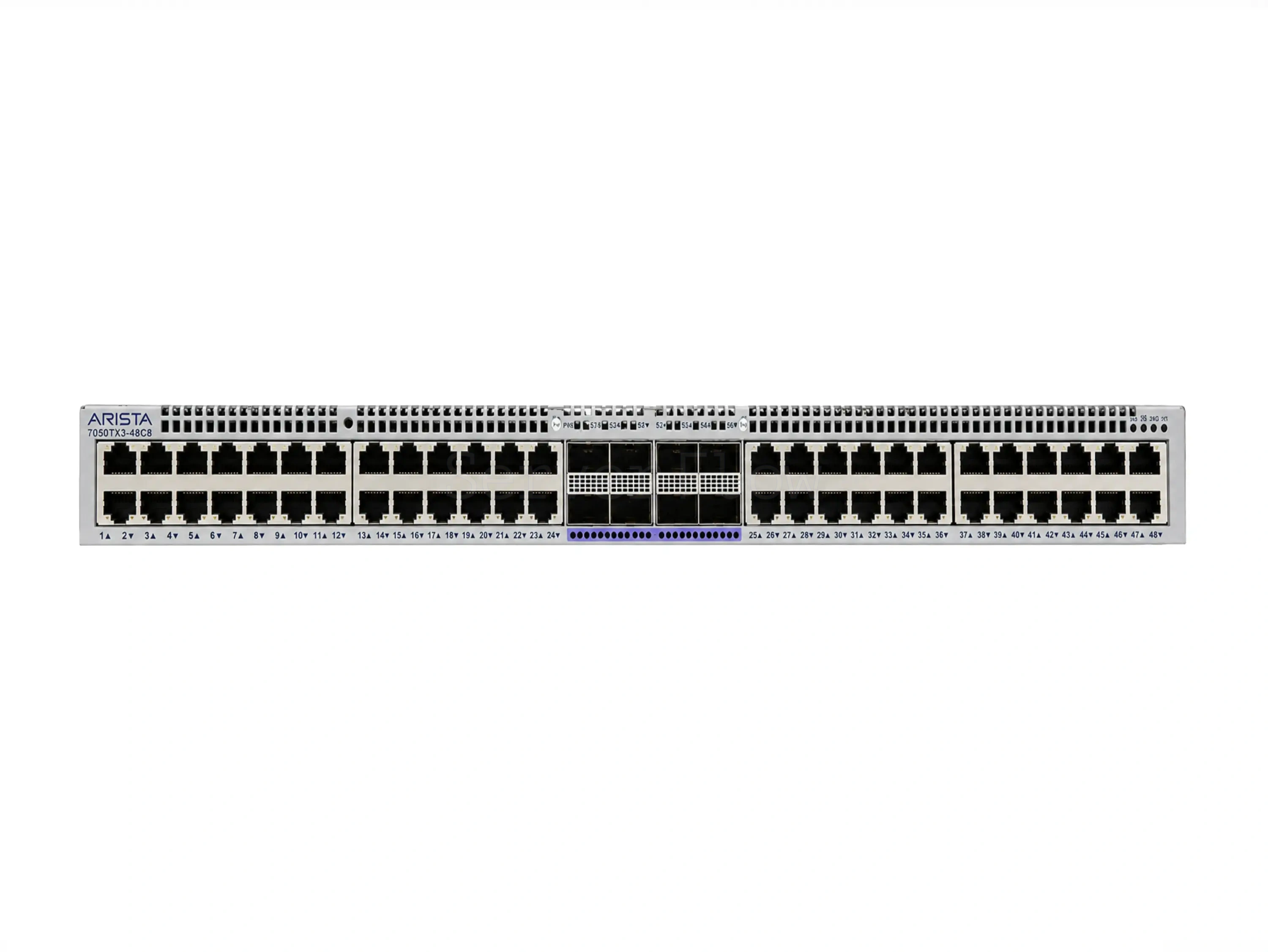Коммутатор Arista DCS-7050TX3-48C8-R (48x RJ45 10 Гбит/с, 8x QSFP28 100 Гбит/с)