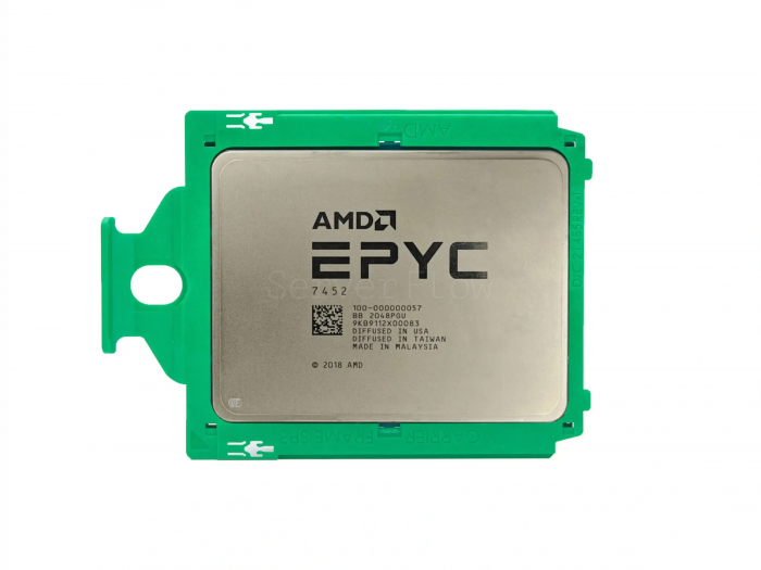 Процессор AMD EPYC 7452 (32c/64t, 2.35GHz-3.35GHz, 155W)