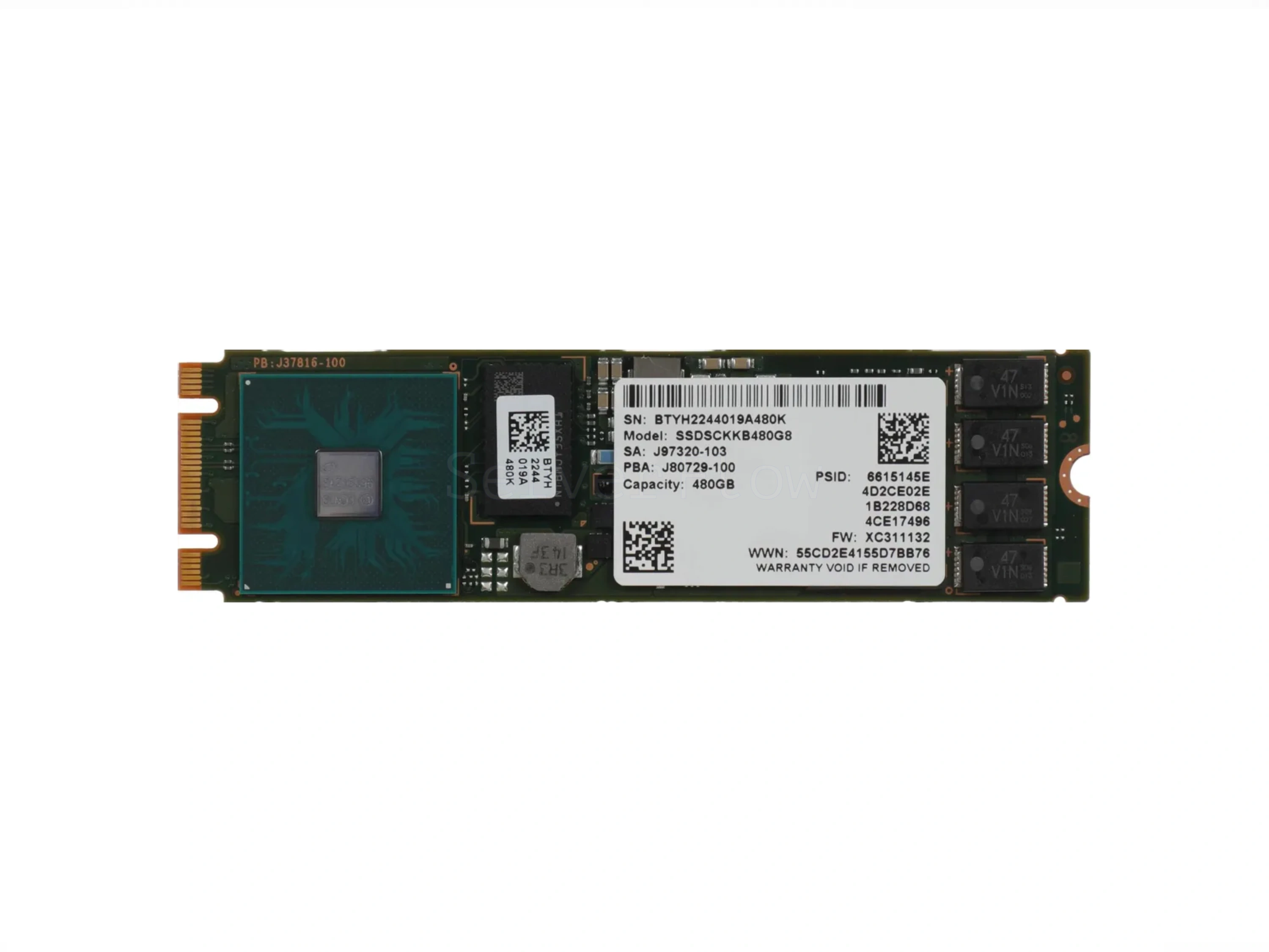 SSD-накопитель Intel D3-S4510 480GB M2 [SSDSCKKB480G801]