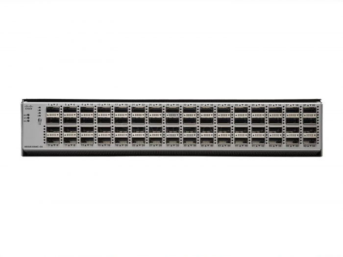 Коммутатор Cisco Nexus N9K-C9364C-GX (64x QSFP28 100 Гбит/с) - PI
