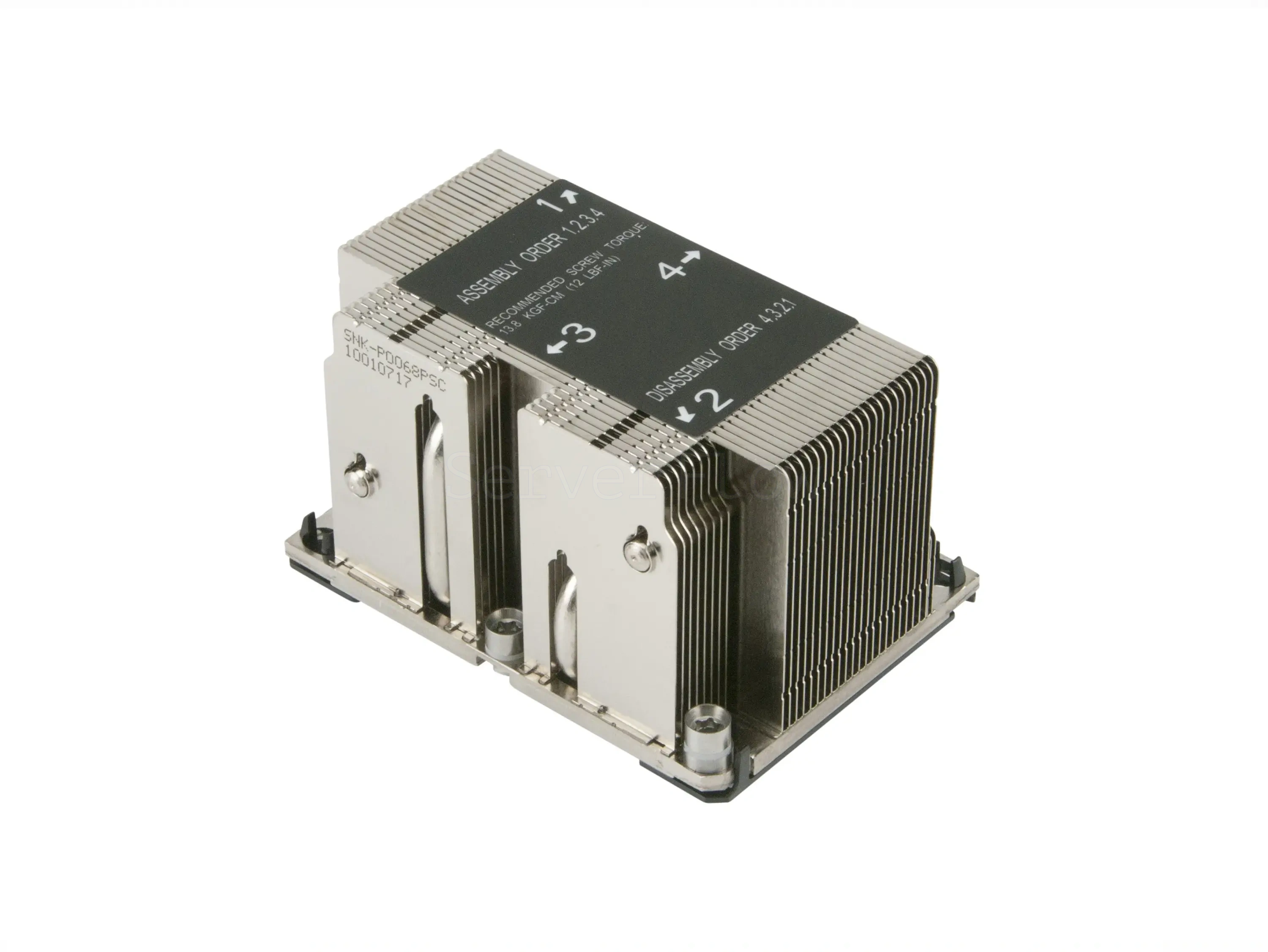 Радиатор Supermicro SNK-P0068PSC (2U ,Passive, LGA3647 Narrow, 205W)