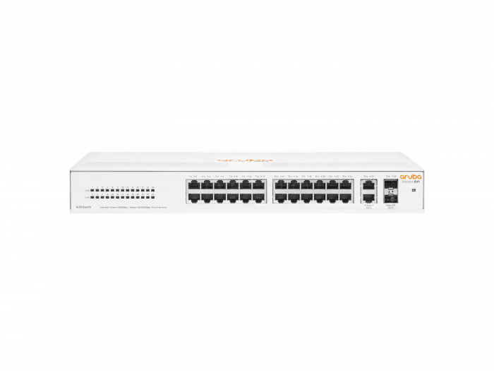 Коммутатор HPE Networking Instant On 1430 26G 2SFP (26x RJ-45 1 Гбит/с, 2x SFP 1 Гбит/с) [R8R50A]