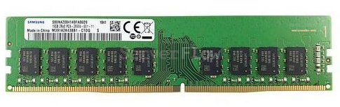 Оперативная память 16GB DDR4 ECC UDIMM Samsung 2400Mhz 2Rx8(M391A2K43BB1-CRCQ)