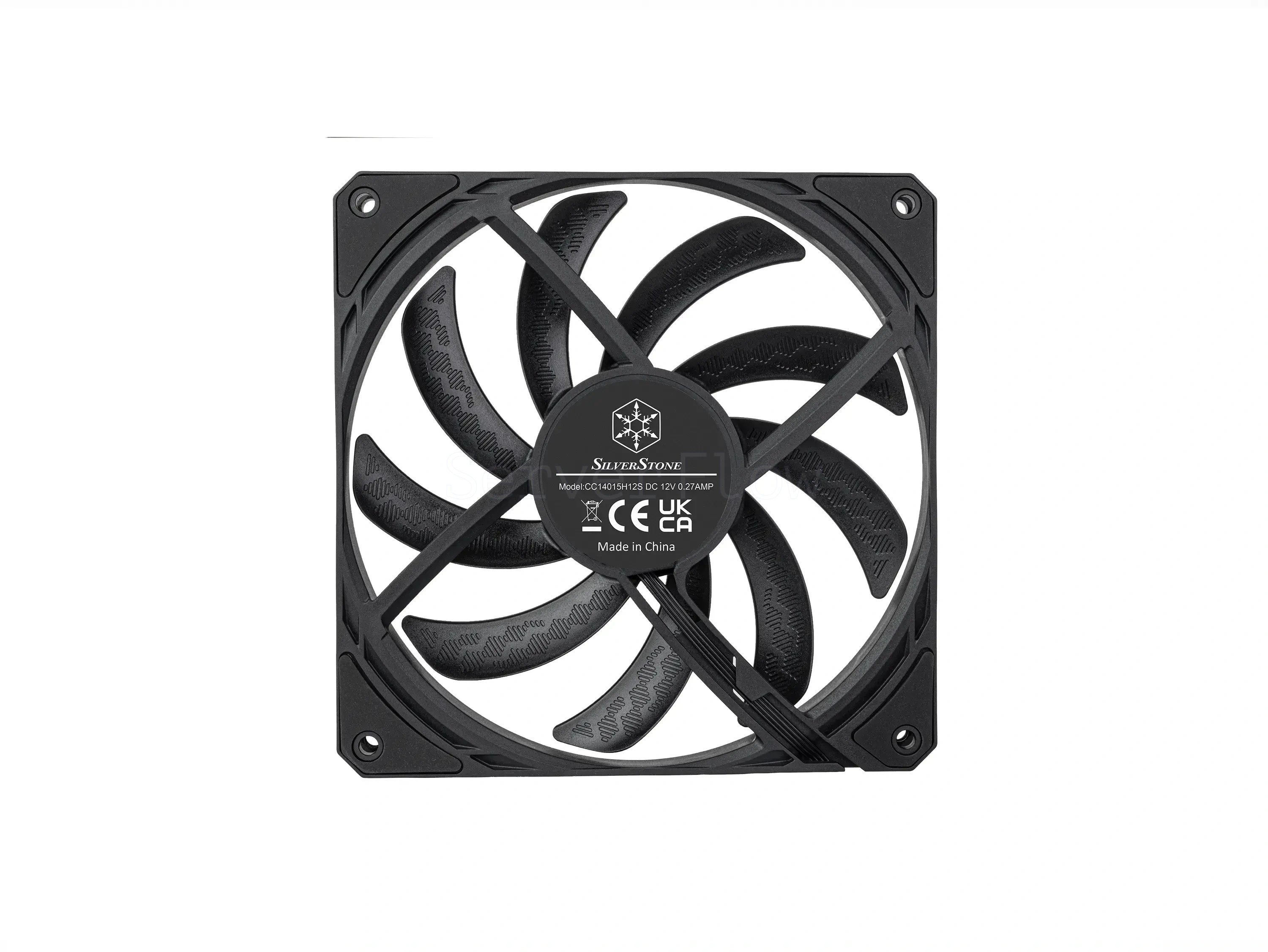 Корпусный вентилятор SilverStone Air Slimmer 140 140mm [SST-AS140B]