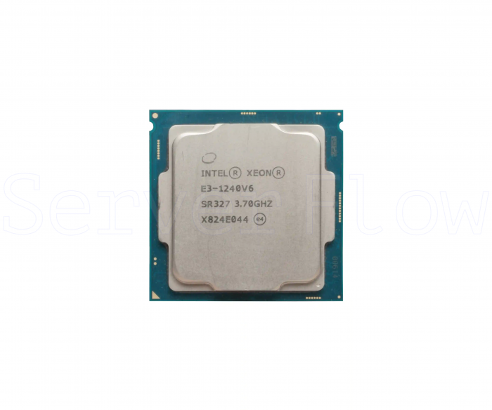 Процессор Intel Xeon E3 1240v6 (4c/8t 3.7GHz-4.1GHz, 72W)