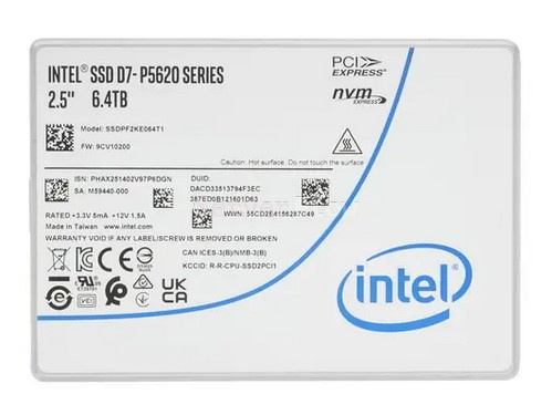 SSD-накопитель Intel D7-P5600 6.4TB