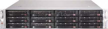 Серверный корпус Supermicro CSE-826 2U (2БП, 920W, EEATX, 12LFF прямое подключение SAS/SATA 6GB/s) (Бекплеин - BPN-SAS-826A)