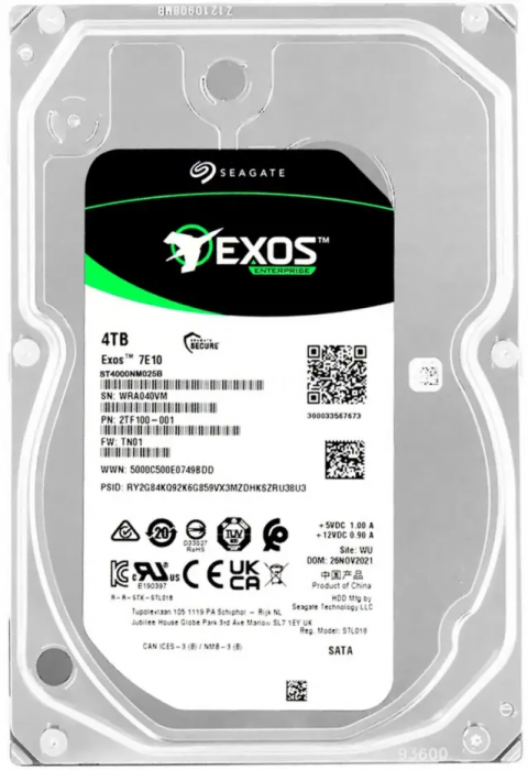 Жесткий диск Seagate Exos 7E10 4TB 3.5" SAS 12Gb/s [ST4000NM025B]