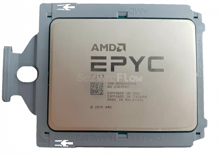 Процессор AMD EPYC 7J13 (64c/128t, 2.45GHz-3.5GHz, 280W)