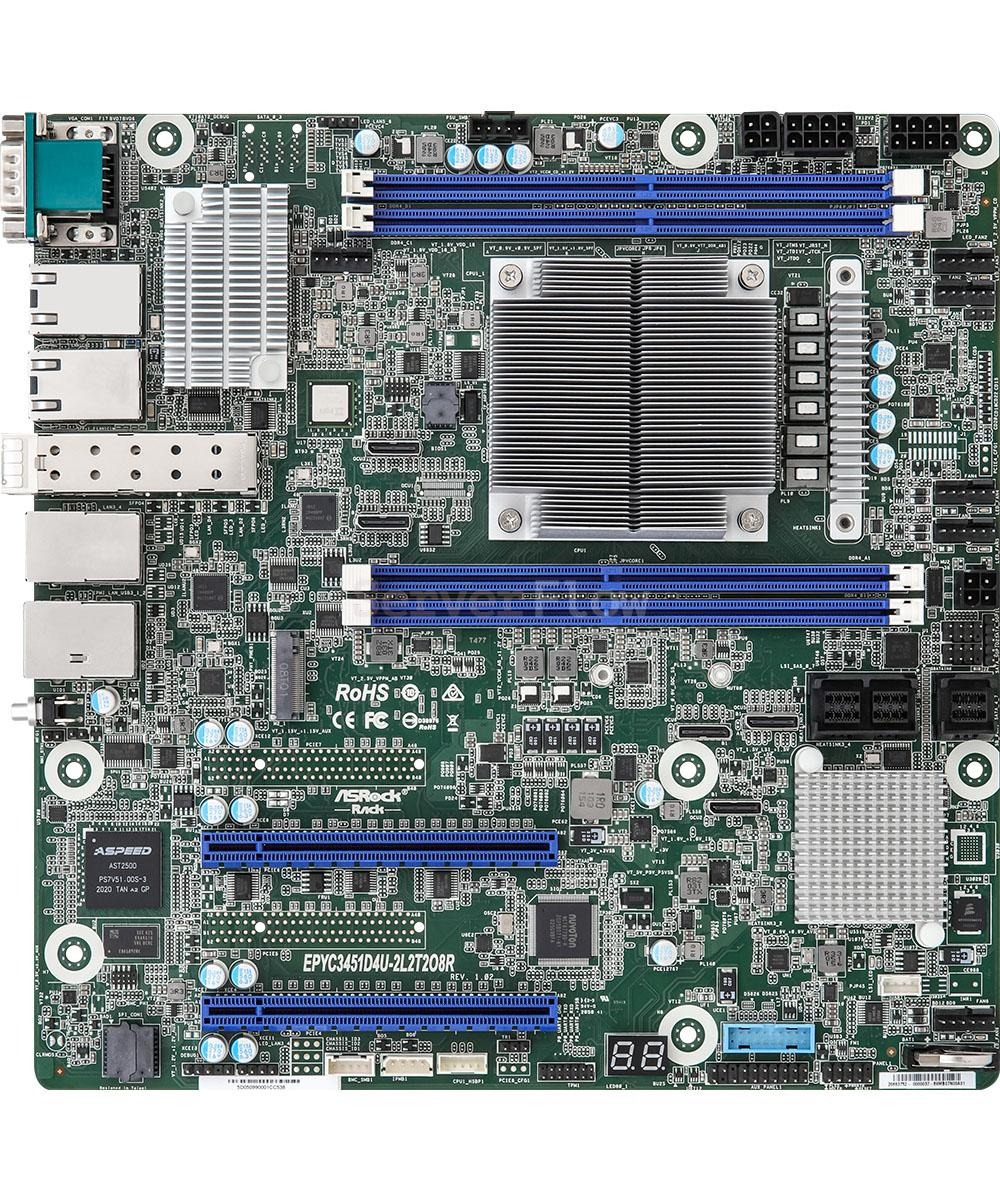 Материнская плата ASRock EPYC3451D4U-2L2T2O8R