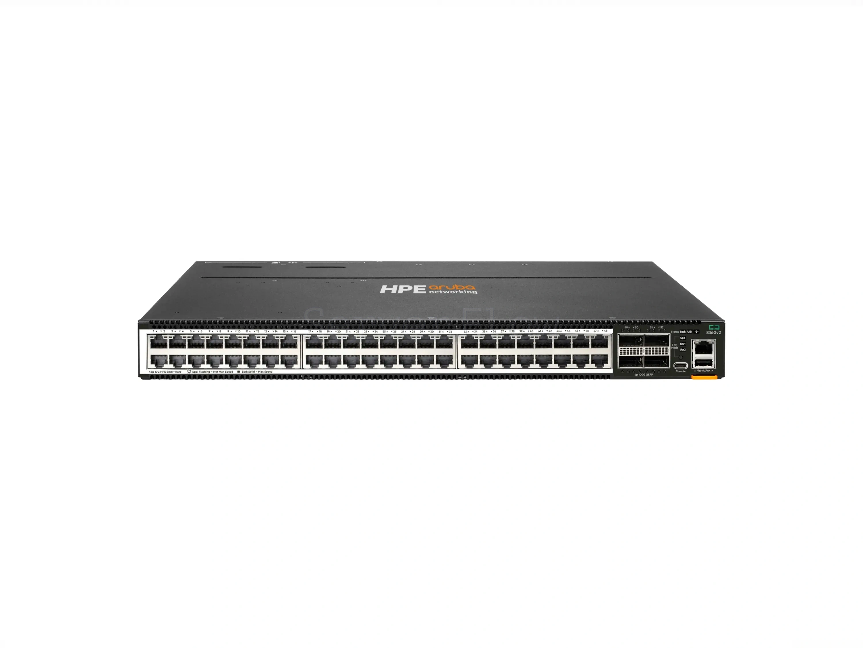 Коммутатор HPE Aruba CX 8360-48XT4C v2 (48x RJ-45 10 Гбит/с, 4x QSFP28 100 Гбит/с) [JL706C]