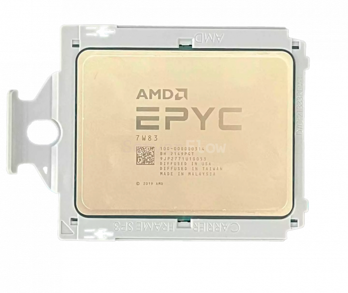 Процессор AMD EPYC 7W83 (64c/128t, 2.45GHz-3.5GHz, 280W)