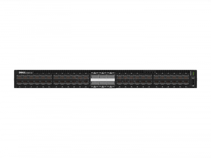 Коммутатор Dell PowerSwitch S4148T-ON IO/PS Airflow (48x RJ45 10 Гбит/с, 2x QSFP+ 40 Гбит/с, 4x QSFP28 100 Гбит/с)