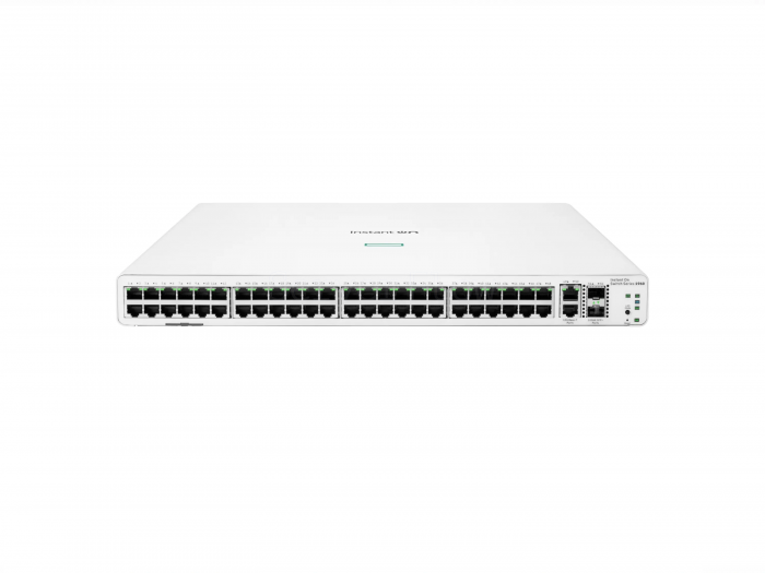 Коммутатор HPE Networking Instant On 1960 48G (50x RJ-45 1 Гбит/с, 2x SFP+ 10 Гбит/с) [JL808A]