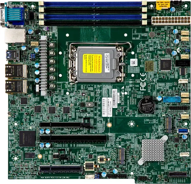 Материнская плата X13SCH-LN4F (1x LGA1700, Intel® Xeon® E-2400, MATX)