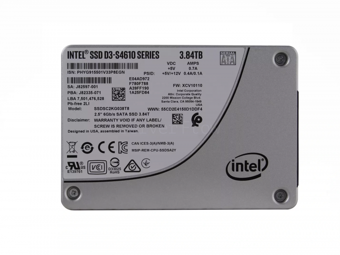 SSD-накопитель Intel D3-S4610 3.84TB